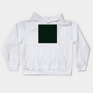 diagonal tech  pattern Kids Hoodie